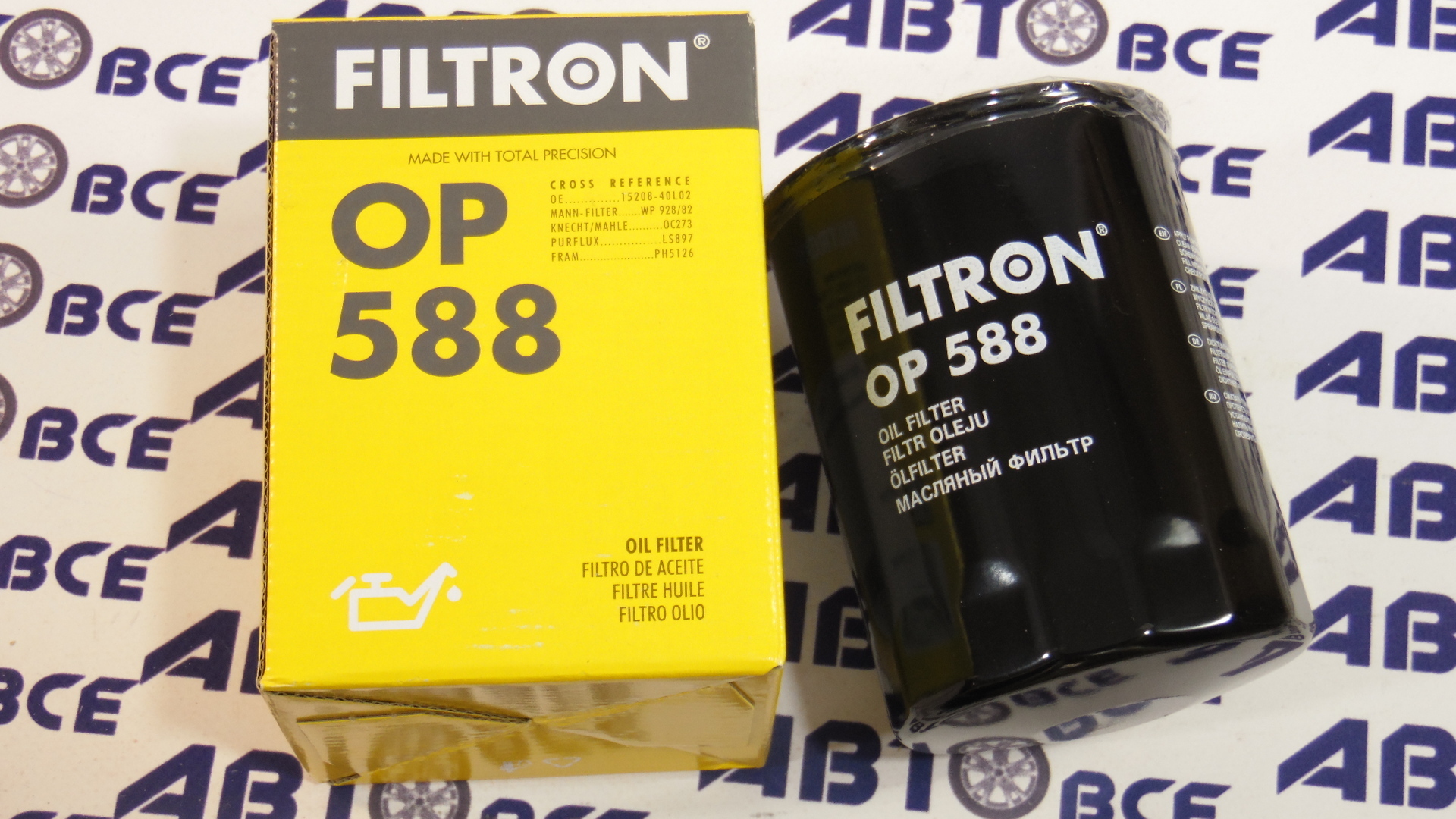 Фильтр масла OP588 FILTRON